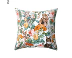 Fashion Flower Green Leaves Cushion Cover Pillow Case Car Home Bed Sofa Decor-6#