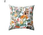 Fashion Flower Green Leaves Cushion Cover Pillow Case Car Home Bed Sofa Decor-11#