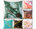 Coloured Drawing Marble Decorative Home Office Car Cushion Cover Pillow Cases-16#