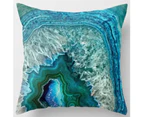 Coloured Drawing Marble Decorative Home Office Car Cushion Cover Pillow Cases-13#