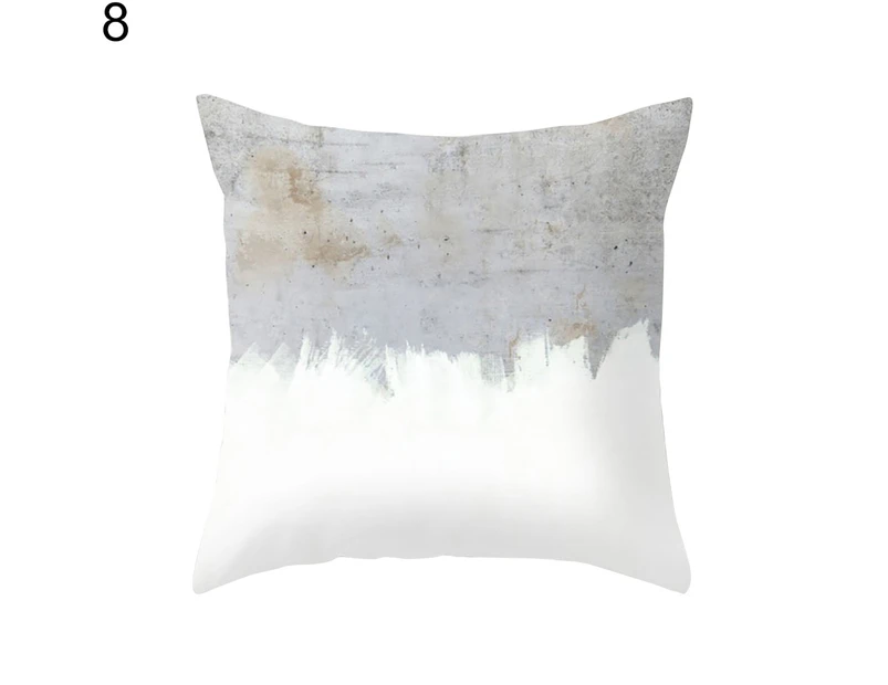 Modern Geometric Print Throw Pillow Case Home Decorative Sofa Cushion Cover-8#