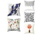 Modern Geometric Print Throw Pillow Case Home Decorative Sofa Cushion Cover-8#