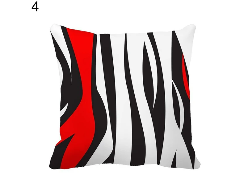 Creative Geometric Pattern Pillow Case Decorative Cushion Cover for Sofa Couch-4#