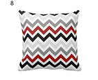 Creative Geometric Pattern Pillow Case Decorative Cushion Cover for Sofa Couch-8#