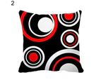 Creative Geometric Pattern Pillow Case Decorative Cushion Cover for Sofa Couch-2#