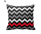 Creative Geometric Pattern Pillow Case Decorative Cushion Cover for Sofa Couch-4#