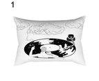 Ocean Shark Cat Dandelion Pattern Throw Cushion Cover Car Home Decor Pillow Case-8#