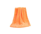 Coral Fleece Blankets Super Soft Shaggy Universal Solid-color Fleece Blankets for Sofa-Orange