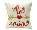 Pillow Cover Valentines Day Elegant Square Throw Pillows Decorative Cushion Cases for Home Decor
