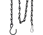 2 Pack Hanging Chain for Bird Feeders,Planters,Lanterns and Ornaments,35 Inch,Black