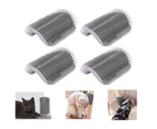 with Catnip Pouch,4 Pack Cat Grooming Brush,Cats Corner Massage Comb