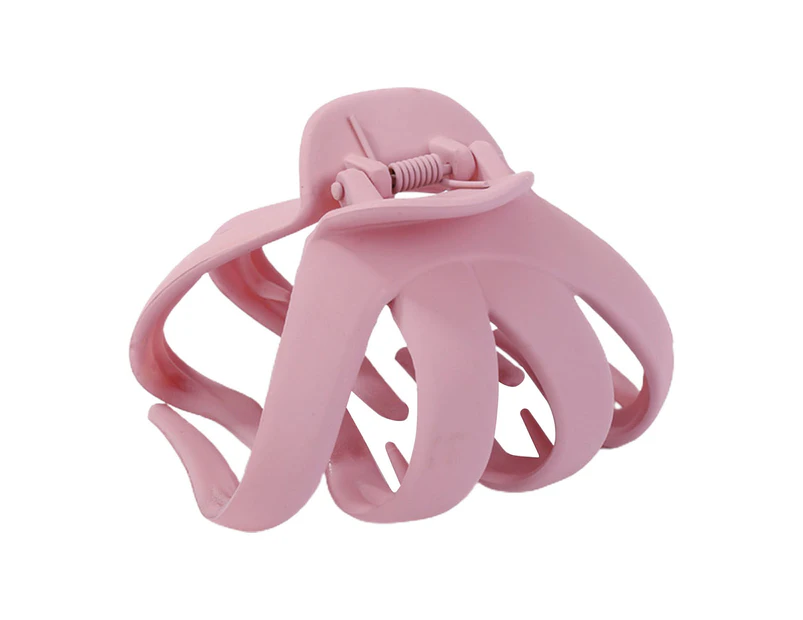 Octopus Clip Anti Slip Ultra-light Strong Flexibility Women Large Octopus Hair Clips for Beauty-Pink
