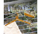 Portable Hanger Folding Non-Slip Scalability Metal Collapsible Clothes Drying Rack Hanger Household Products for Outdoor