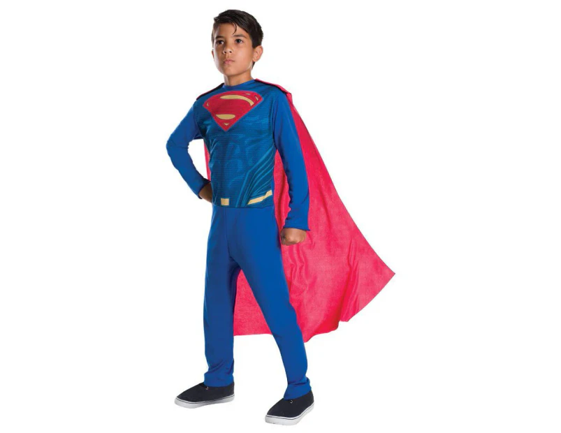 Superman Classic Kids Dress Up Costume Size 6-8