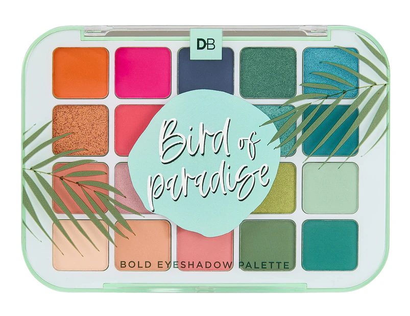 DB Cosmetics Bird Of Paradise Bold Eyeshadow Palette