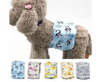 Centaurus Doggie Diaper Washable Breathable Vibrant Color Male Dog Diapers Belly Bands for Dog-Dark Gray S