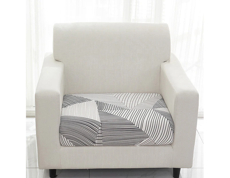 Couch Cushion Grip Design Not Pilling Soft Sofa Stretch Furniture Cushion Cover for Living Room-Striped L