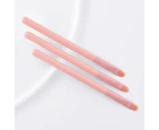 3Pcs Makeup Brush Pink Tube Professional Reused Safe Soft Conceal Acne Scars Wooden Handle Eye Concealing Eye Shadow Brush for Girl