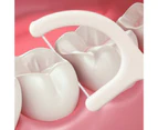 Floss Pick Dispenser Portable Automatic Large Capacity Dust-proof Waterproof Storage ABS Space Saving Dental Floss Box for Hotel