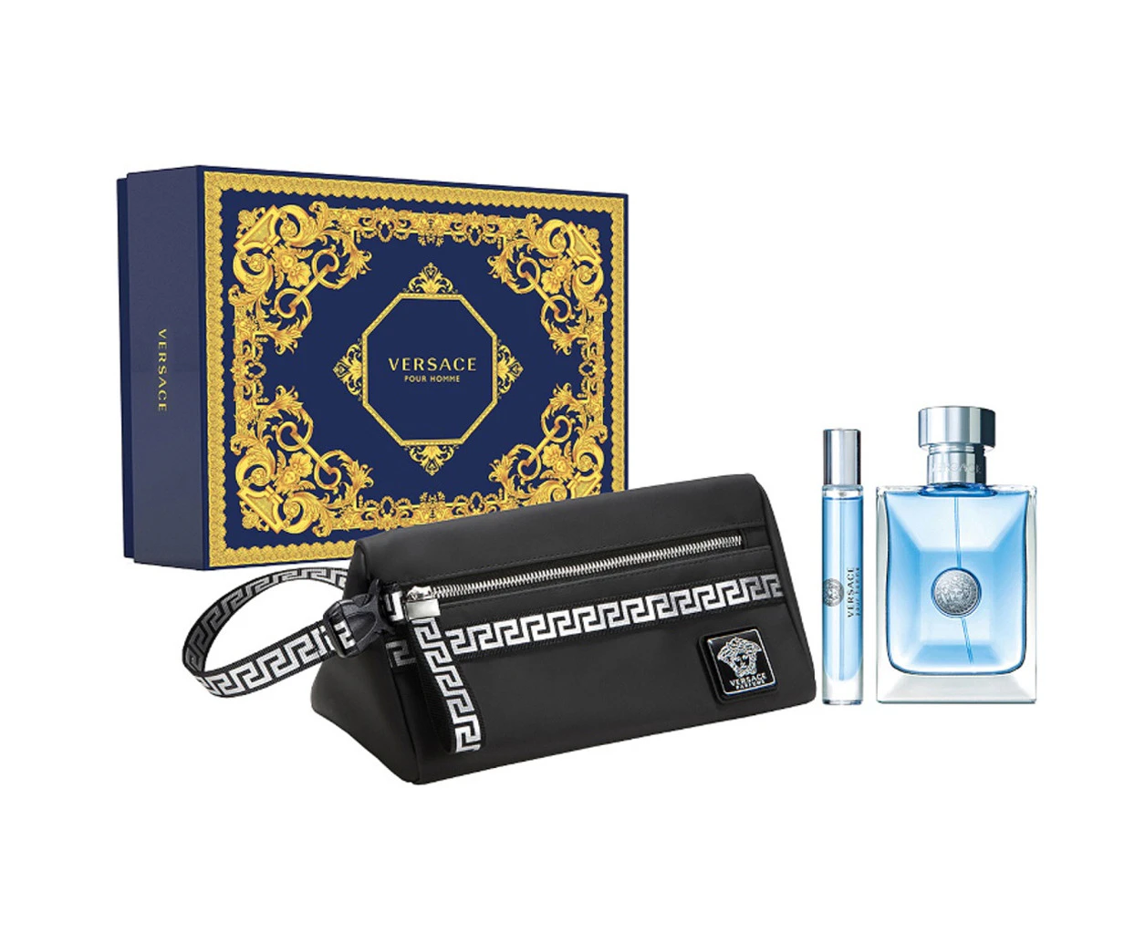 Versace Pour Homme 3 Piece 100ml Eau de Toilette