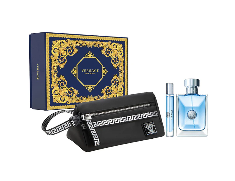 Versace Pour Homme 3 Piece 100ml Eau de Toilette