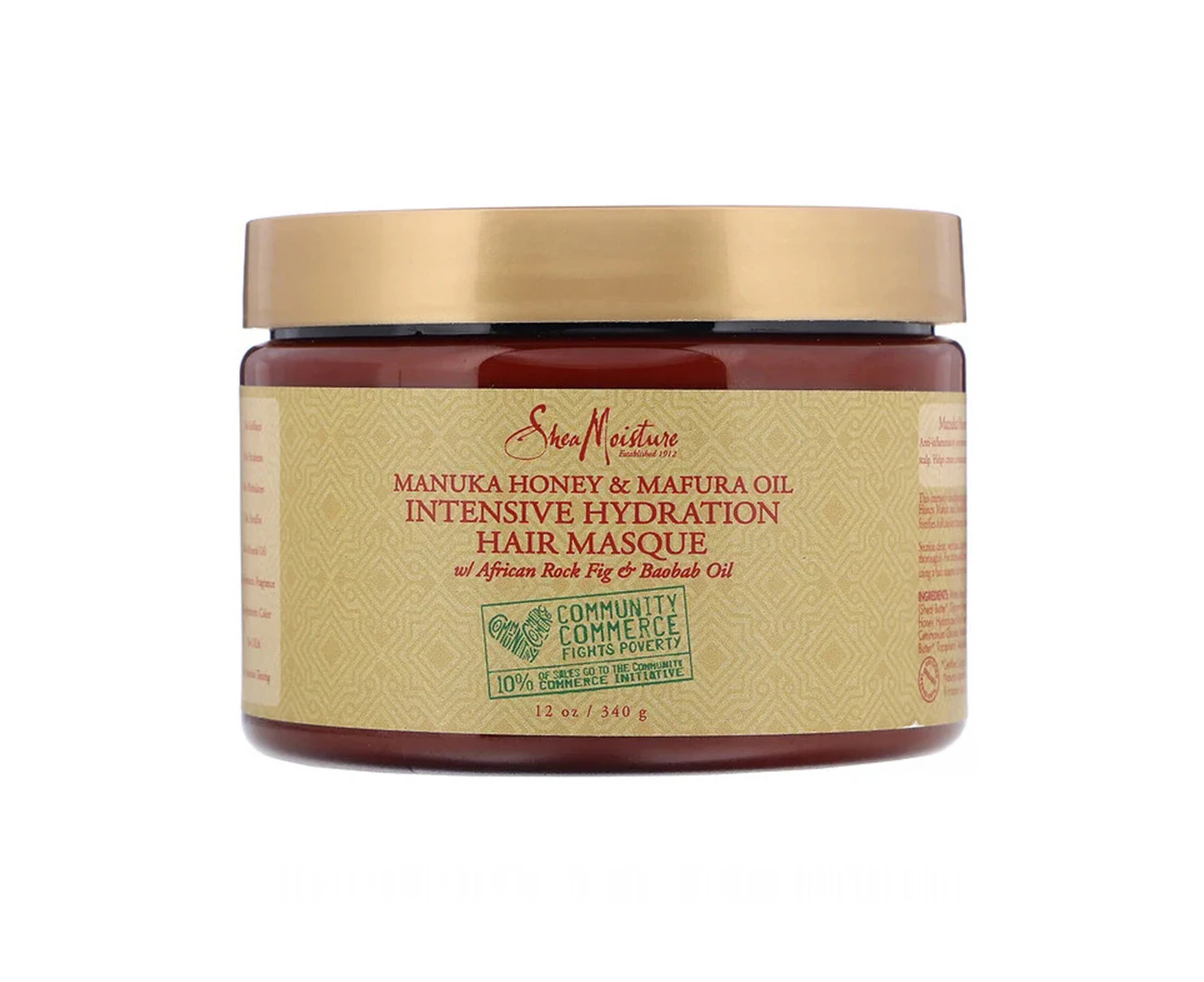 Shea Moisture Manuka Honey and Mafura Oil Intensive Hydration Masque 340g