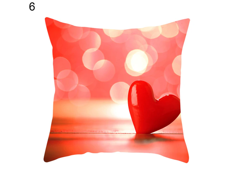 Valentines Love Print Pillowcase Bed Sofa Pillow Slip Cushion Cover Home Decor-#6