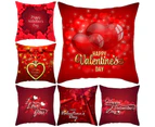 Valentines Love Print Pillowcase Bed Sofa Pillow Slip Cushion Cover Home Decor-#8