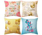 Easter Series Print Pillow Case Sofa Cushion Office Gift Sofa Bedding Supplies-#1