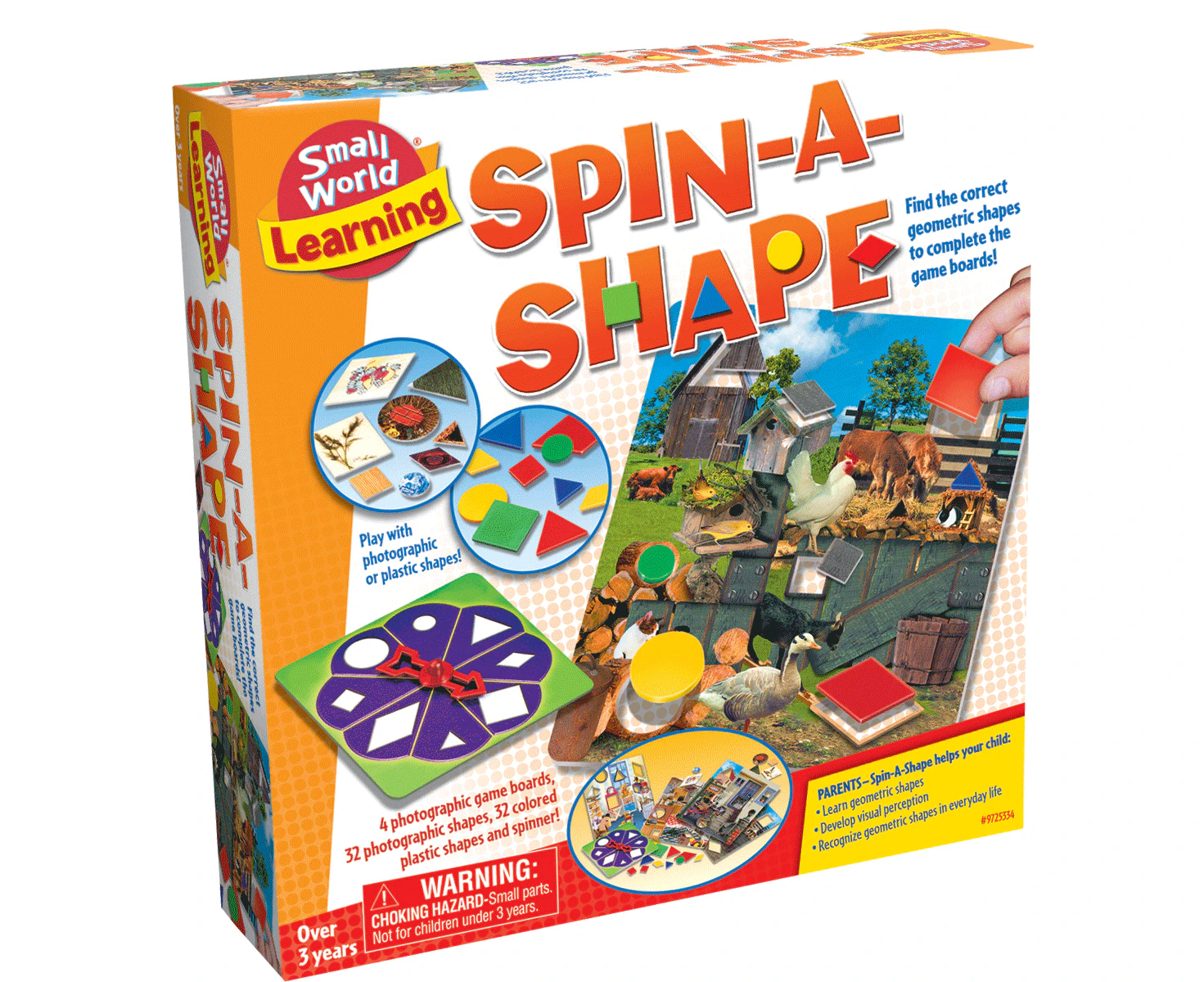 Spin-A-Shape - Learning Game - Identify Geometric Shapes