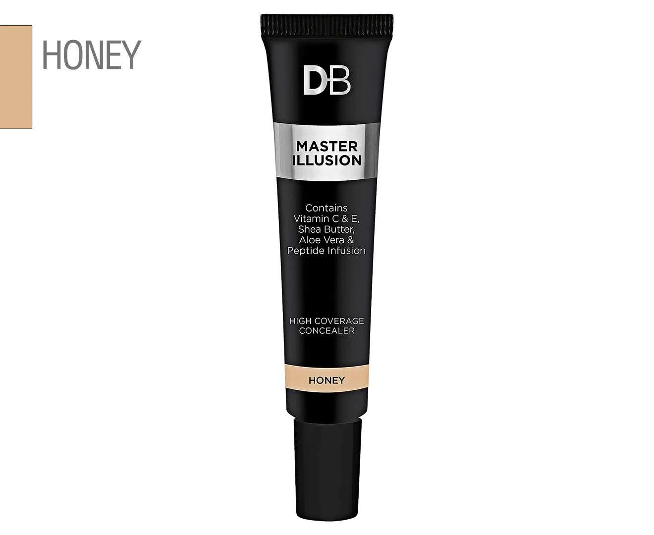 DB Cosmetics Master Illusion High Coverage Concealer 12mL - Honey