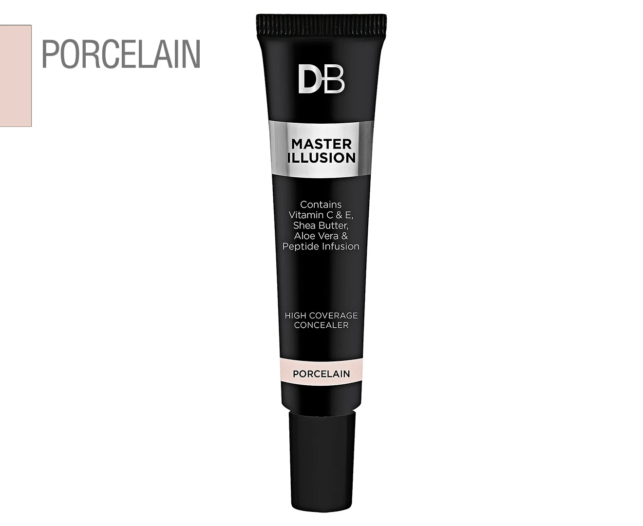 DB Cosmetics Master Illusion High Coverage Concealer 12mL - Porcelain