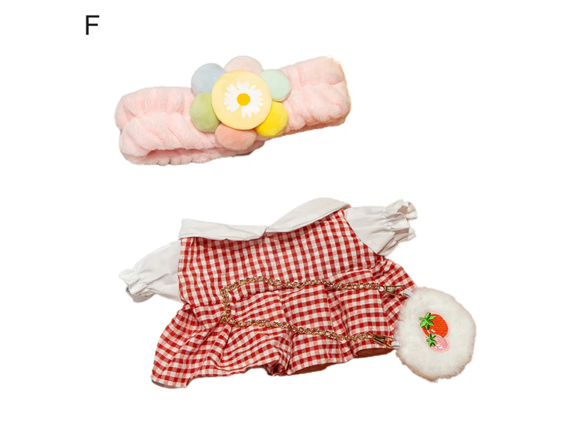 Doll Cloth Comfortable DIY Multiple Styles Duck Cartoon Stuffed Accessories Suit for Kids-11#