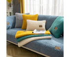 Autumn Winter Thick Sofa Couch Cover Living Room Pad Cushion Mat Household Decor-Yellow