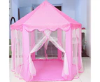 Play Tent Foldable Durable Portable Large Kids Teepee Tents for Home-Pink