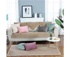Soft Sofa Couch Cover Slip Resistant Rug Carpet Cushion Floor Mat Home Seat Pad-Grey 70*70cm