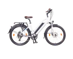 NCM Milano Plus Trekking E-Bike, City-Bike, 250W, 48V 16Ah 768Wh Battery - White