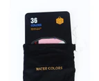 36pce Watercolour Set in Gift Box, Bag, Brushes, Sharpener and Pencil Premium