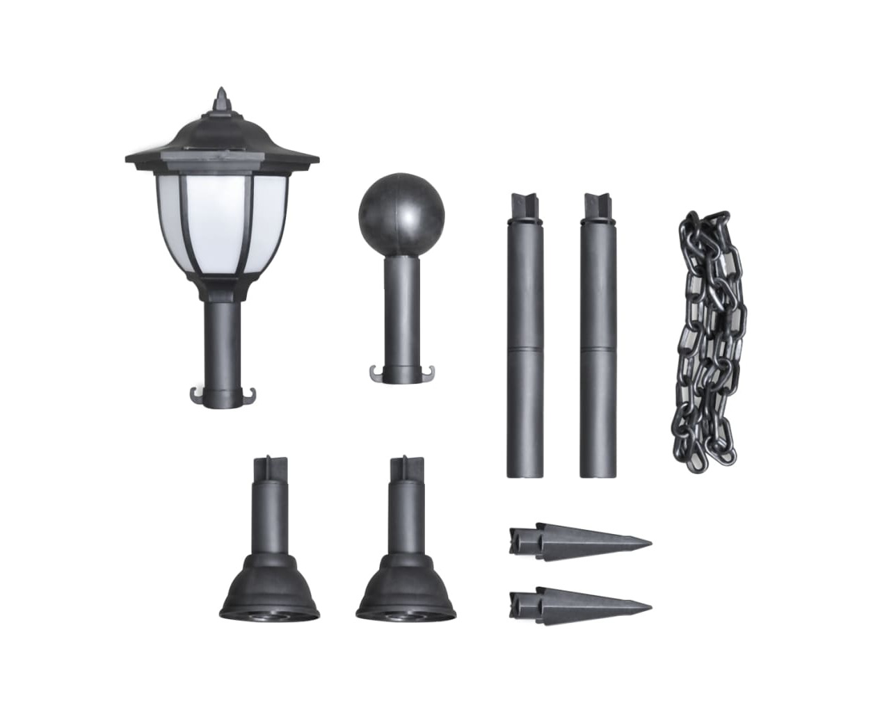 Chain link deals fence solar lights