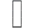 Firewood Rack Black 50x20x150 cm Steel