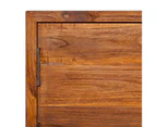 Wall-mounted TV Cabinet 90x30x30 cm Solid Teak Wood STORAGE