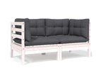 7 Piece Garden Lounge Set with Cushions Solid Pinewood OUTDOOR