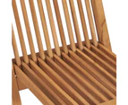 Folding Garden Chairs 8 pcs Solid Wood Teak