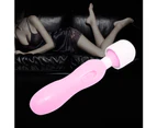 Nirvana Powerful Adult Women G-Spot Stimulate Dildo Masturbation Vibrator Couple Sex Toy-Pink