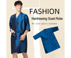 Salon Client Gown Robes Cape Hair Salon Hair Cutting Smock for Clients Kimono Style