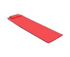 vidaXL Folding Beach Mats 2 pcs Steel and Fabric Red