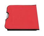 Folding Beach Mats 2 pcs Steel and Fabric Red