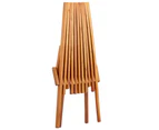 Folding Outdoor Lounge Chairs 2 pcs Solid Acacia Wood