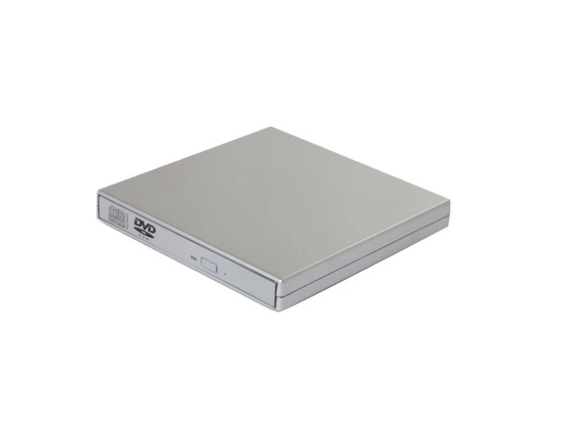 External USB 2.0 Combo DVD ROM Optical Drive CD VCD Reader Player for Laptop - Grey