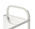 3-Tier Kitchen Trolley 96.5x55x90 cm Stainless Steel